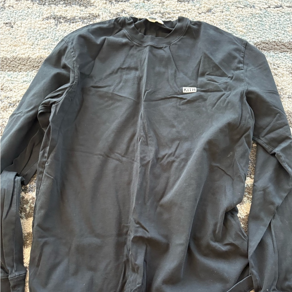 Kith Charcoal Long Sleeve Tee
